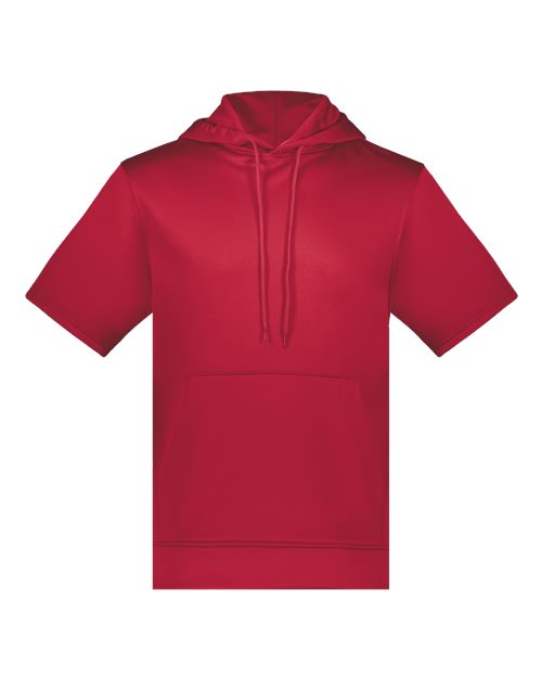 Fleece Short Sleeve Hooded Pullover | USA Decoration