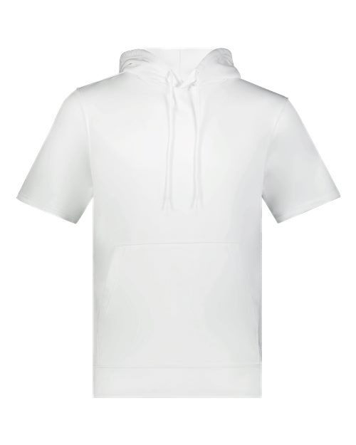 Fleece Short Sleeve Hooded Pullover | USA Decoration