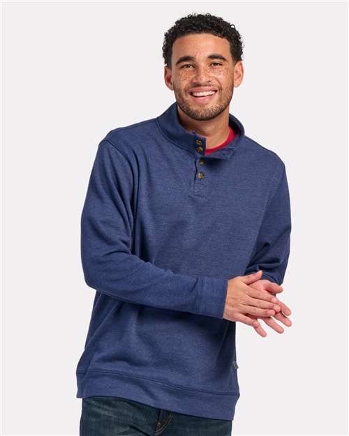 French Terry Button Pullover | USA Decoration