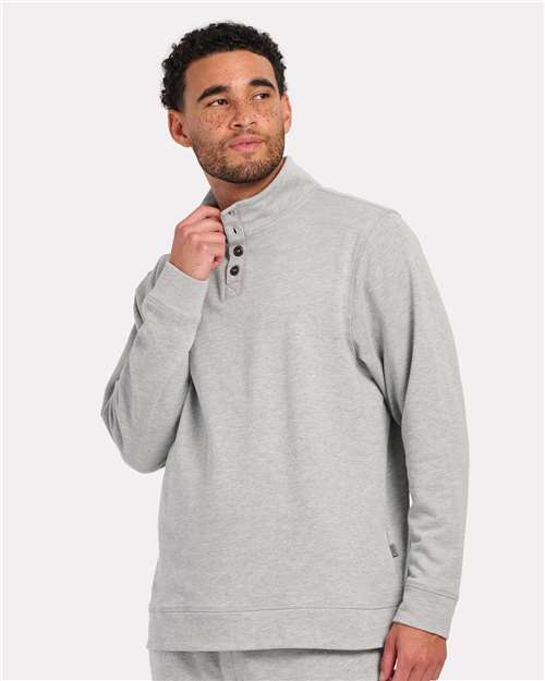 French Terry Button Pullover | USA Decoration