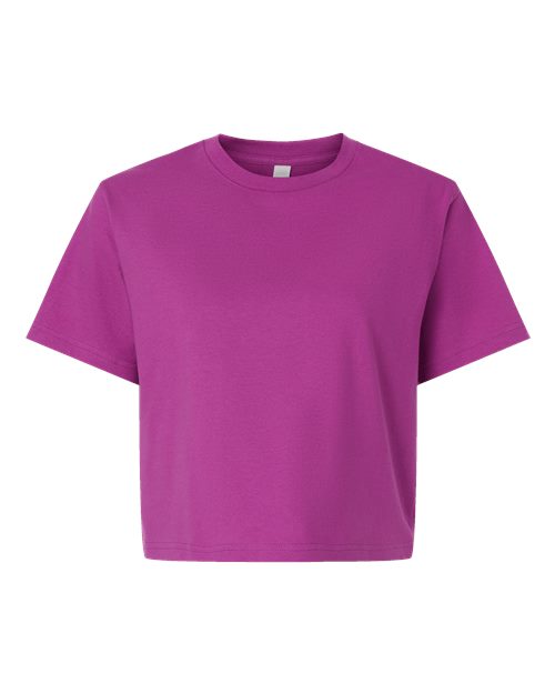Women's Fine Jersey Boxy Tee | USA Decoration
