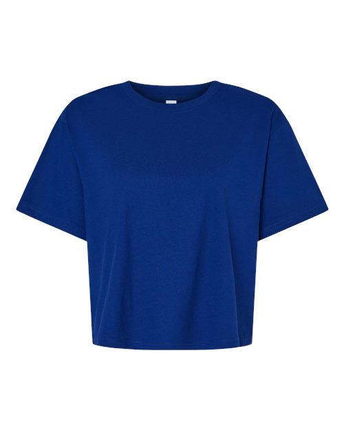 Women's Fine Jersey Boxy Tee | USA Decoration