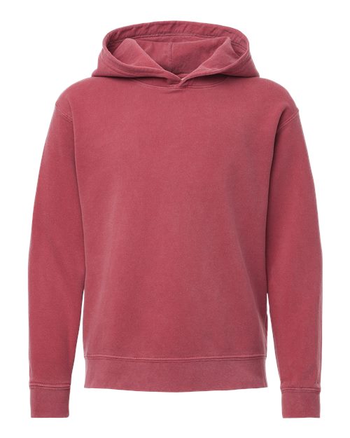 Garment-Dyed Youth Lightweight Fleece Hooded Sweatshirt | USA Decoration®