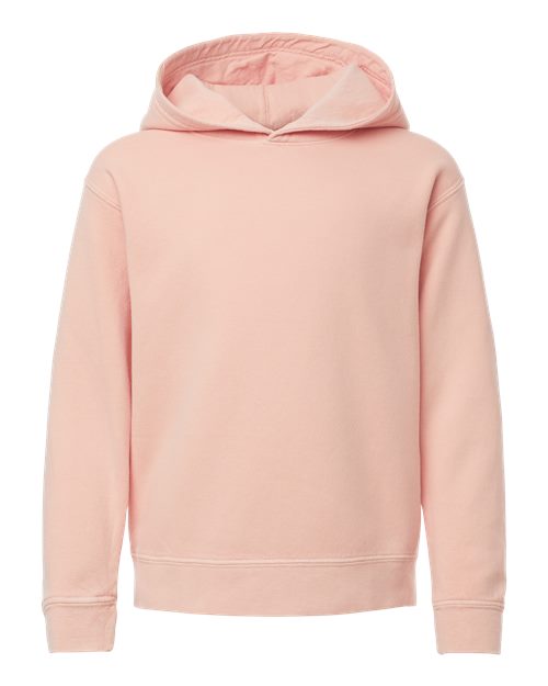 Garment-Dyed Youth Lightweight Fleece Hooded Sweatshirt | USA Decoration®