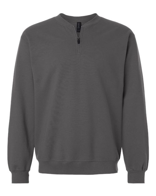 Softstyle® Midweight 1/4 Zip Sweatshirt | USA Decoration