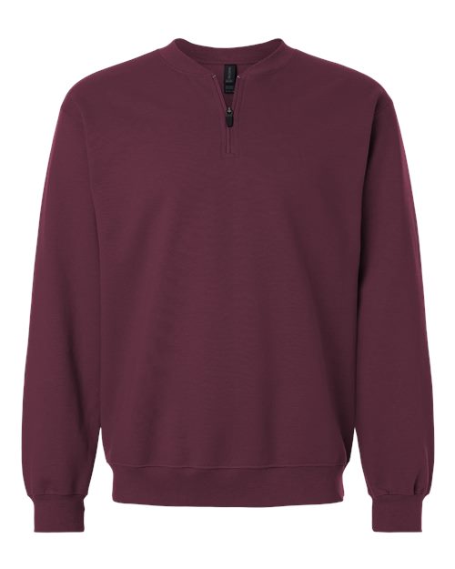 Softstyle® Midweight 1/4 Zip Sweatshirt | USA Decoration