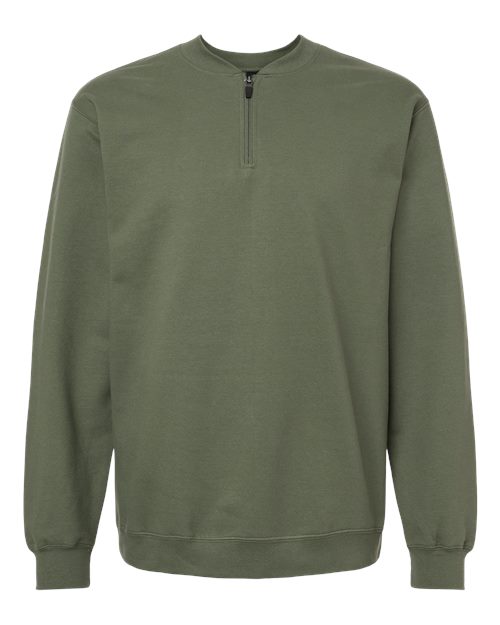 Softstyle® Midweight 1/4 Zip Sweatshirt | USA Decoration