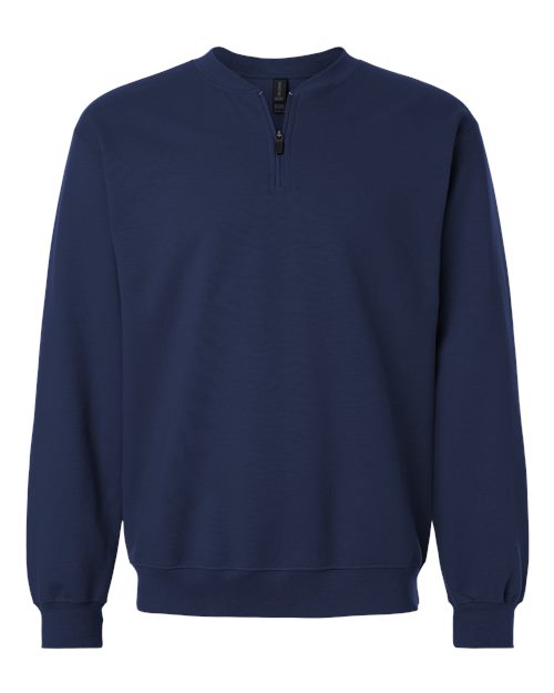 Softstyle® Midweight 1/4 Zip Sweatshirt | USA Decoration