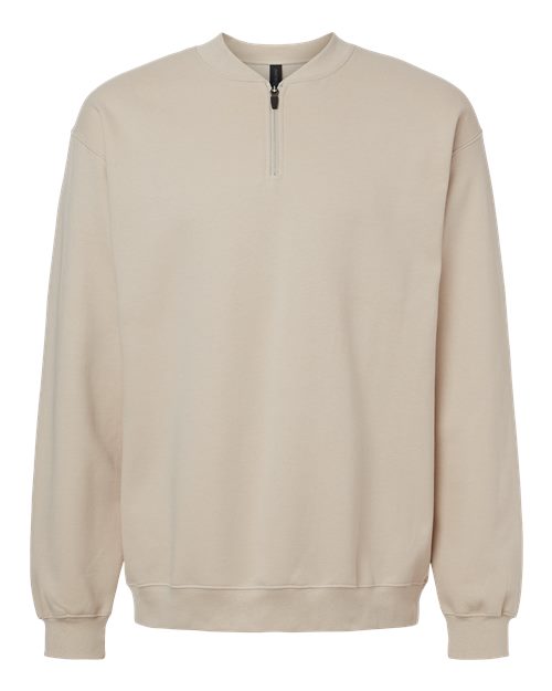 Softstyle® Midweight 1/4 Zip Sweatshirt | USA Decoration