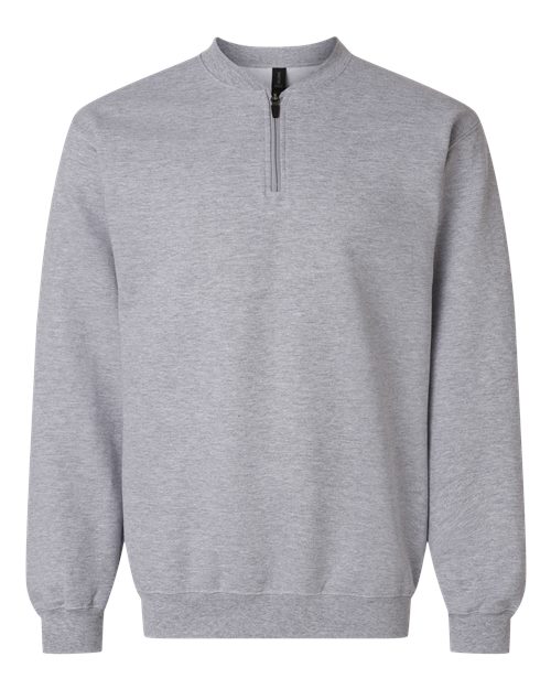 Softstyle® Midweight 1/4 Zip Sweatshirt | USA Decoration