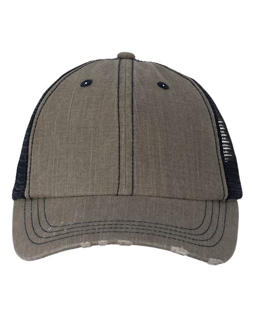 Contrast Stitch Cap | USA Decoration