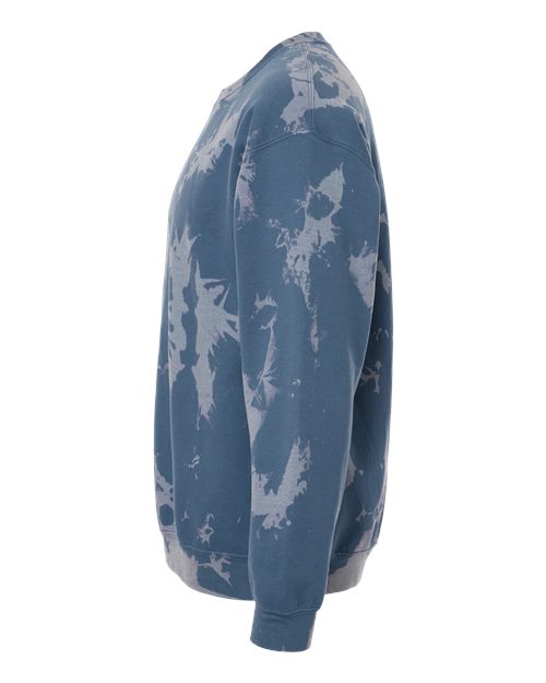 Essential Fleece Bleach Wash Crewneck Sweatshirt | USA Decoration