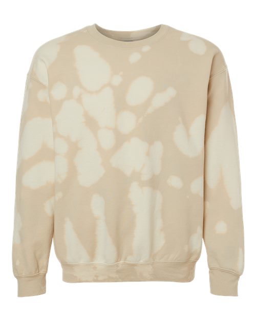 Essential Fleece Bleach Wash Crewneck Sweatshirt | USA Decoration