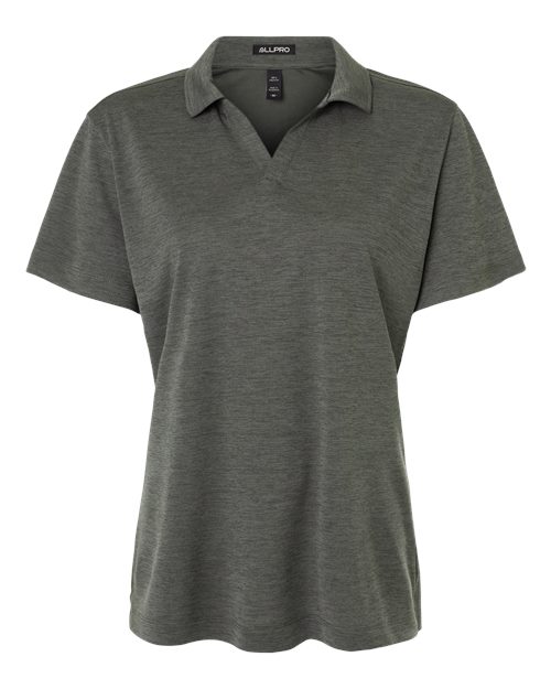 Women's Performance Mélange Polo | USA Decoration