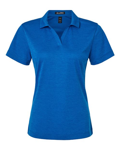 Women's Performance Mélange Polo | USA Decoration