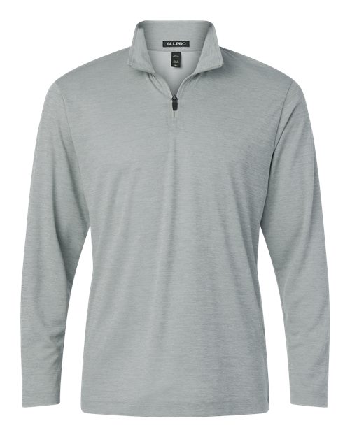 Performance Mélange Quarter-Zip Pullover | USA Decoration