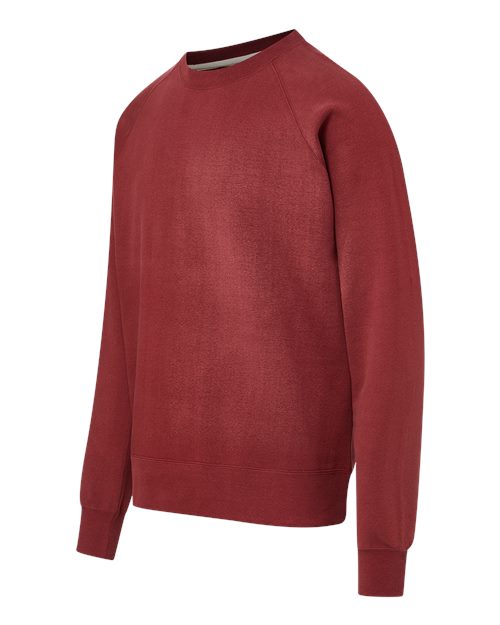 Vintage Fleece Raglan Crewneck Sweatshirt | USA Decoration