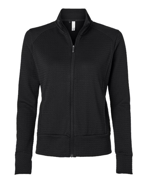 Women's Ultimate Textured Full-Zip Jacket | USA Decoration