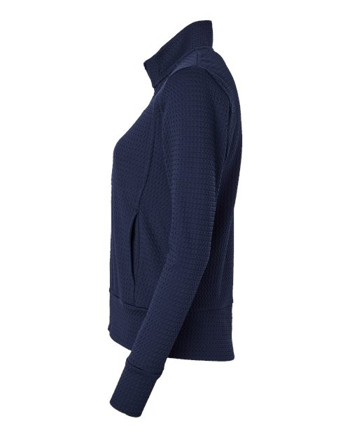 Women's Ultimate Textured Full-Zip Jacket | USA Decoration