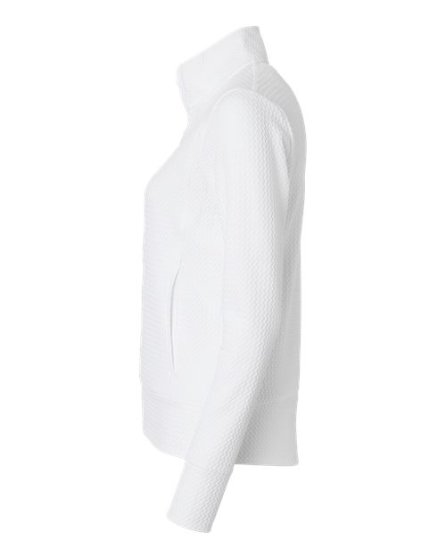 Women's Ultimate Textured Full-Zip Jacket | USA Decoration