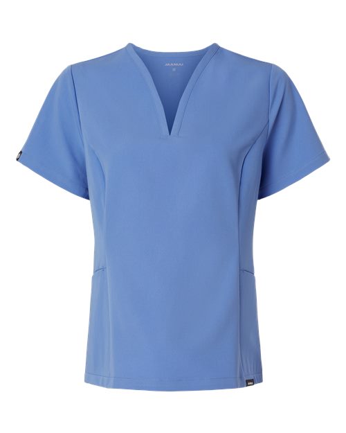 Women's Calix Fit & Flare Scrub V-Neck Top | USA Decoration