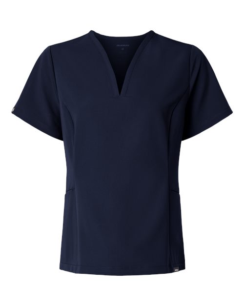 Women's Calix Fit & Flare Scrub V-Neck Top | USA Decoration