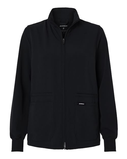 Women's Ceri Essential Full-Zip 6-Pocket Scrub Jacket | USA Decoration