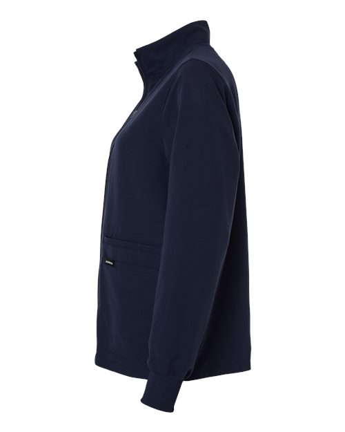 Women's Ceri Essential Full-Zip 6-Pocket Scrub Jacket | USA Decoration