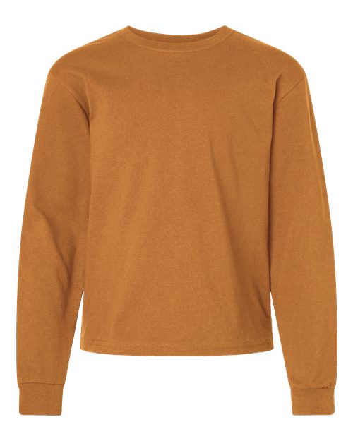 Youth 6oz. Heavyweight Long Sleeve Tee | USA Decoration