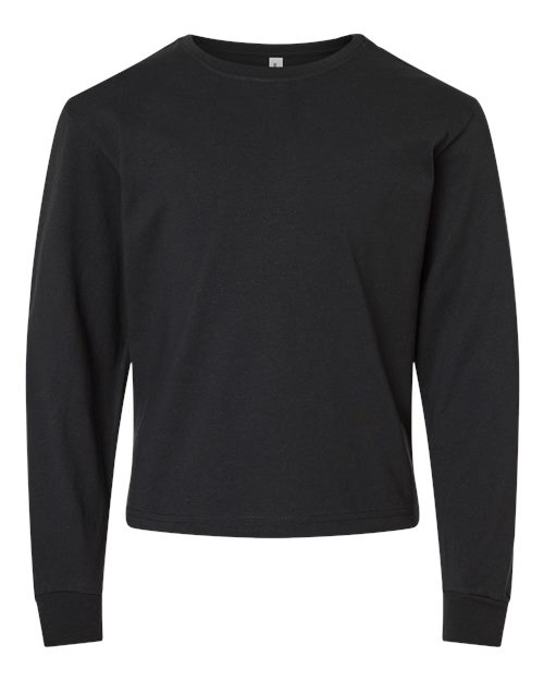 Youth 6oz. Heavyweight Long Sleeve Tee | USA Decoration