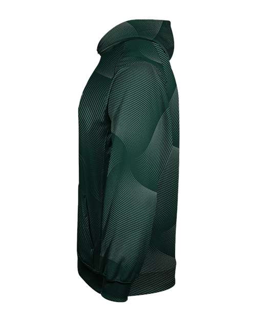 Youth Warp Hooded Long Sleeve T-Shirt | USA Decoration