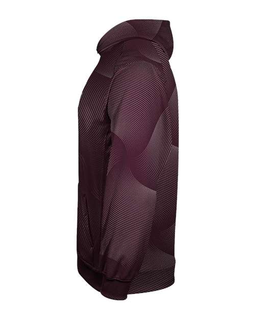Youth Warp Hooded Long Sleeve T-Shirt | USA Decoration