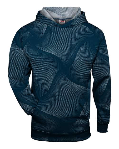 Youth Warp Hooded Long Sleeve T-Shirt | USA Decoration