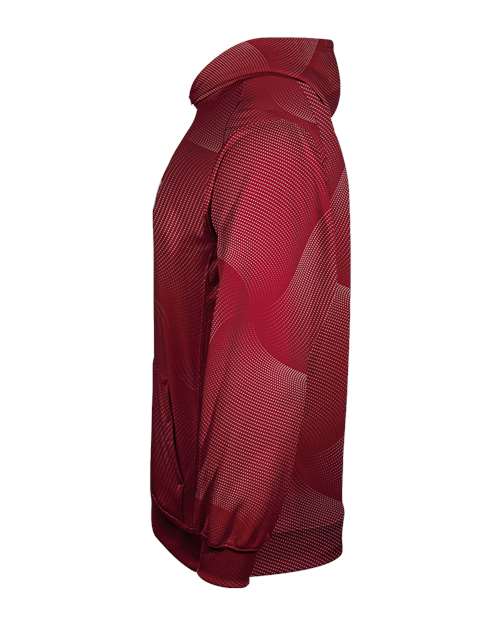Youth Warp Hooded Long Sleeve T-Shirt | USA Decoration