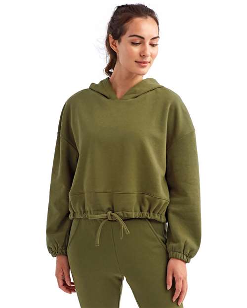 Women's Cropped Maria Hoodie | USA Decoration