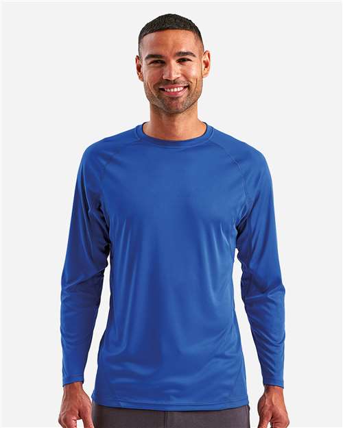 Panelled Tech Long Sleeve T-Shirt | USA Decoration