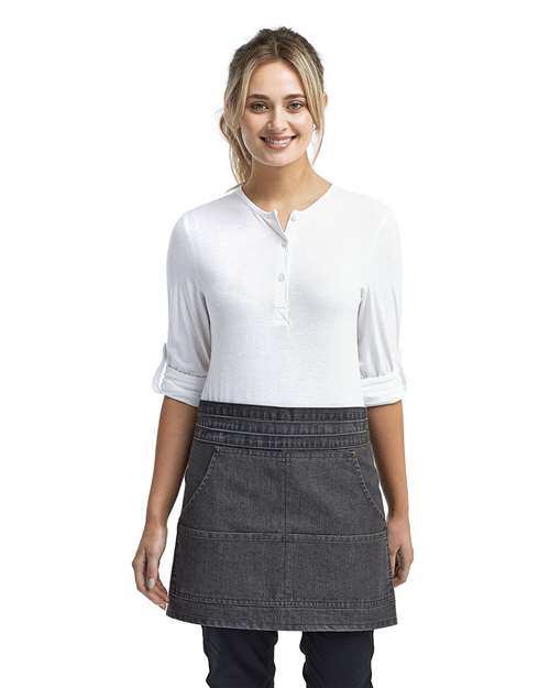 Four-Pocket Jeans Stitch Denim Waist Apron | USA Decoration