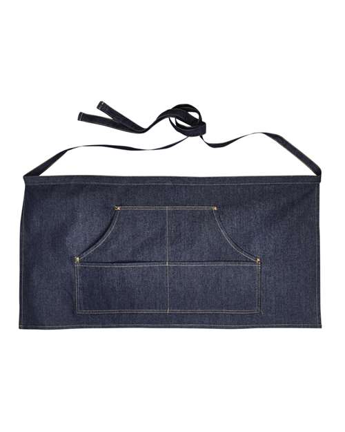 Four-Pocket Jeans Stitch Denim Waist Apron | USA Decoration