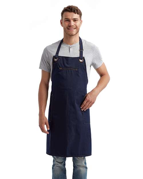 Barley Recycled Bib Apron with Pocket | USA Decoration