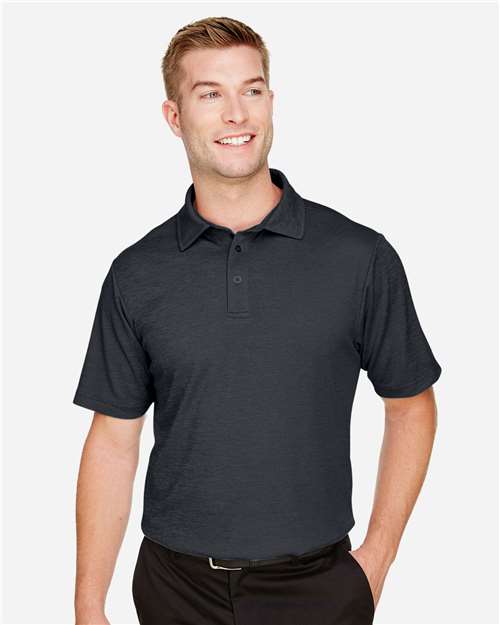 CrownLux Performance® Address Mélange Polo | USA Decoration