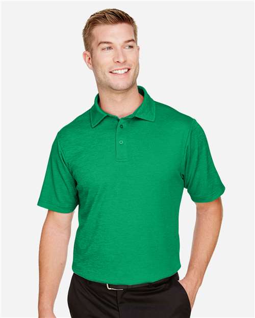 CrownLux Performance® Address Mélange Polo | USA Decoration
