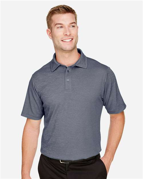 CrownLux Performance® Address Mélange Polo | USA Decoration