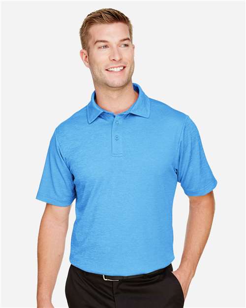CrownLux Performance® Address Mélange Polo | USA Decoration