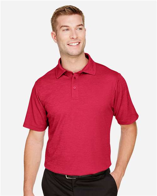 CrownLux Performance® Address Mélange Polo | USA Decoration