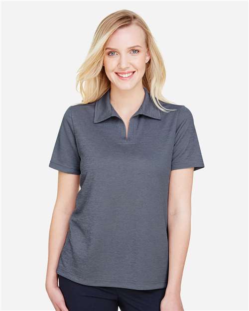 Women's CrownLux Performance® Address Melange Polo | USA Decoration