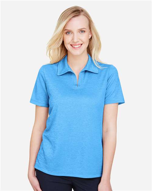 Women's CrownLux Performance® Address Melange Polo | USA Decoration