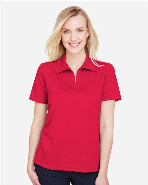 Women's CrownLux Performance® Address Melange Polo | USA Decoration