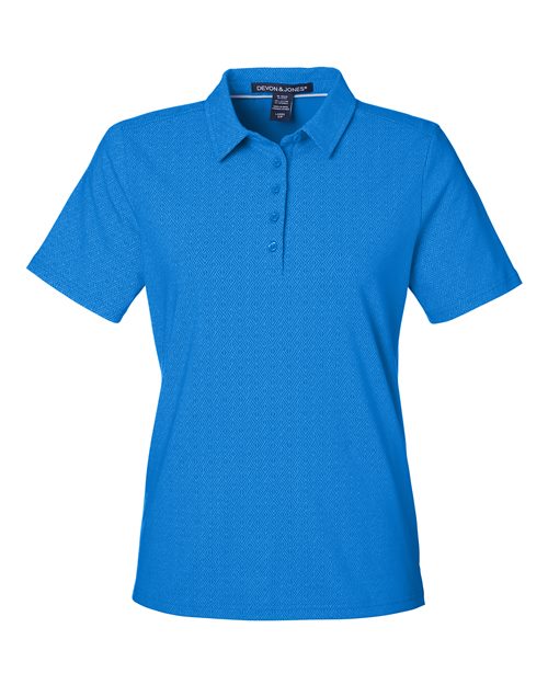 Women's Crownlux Performance® Geo Polo | USA Decoration