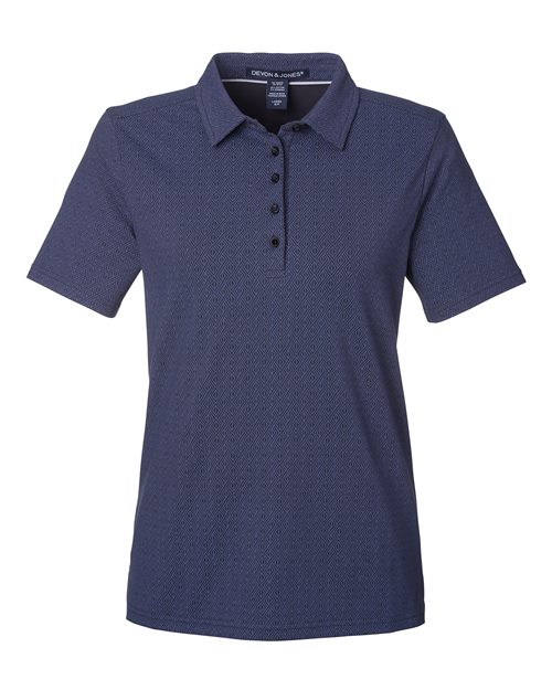 Women's Crownlux Performance® Geo Polo | USA Decoration