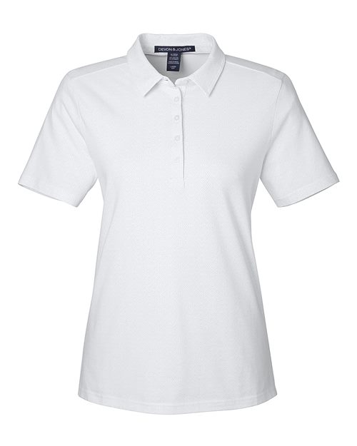 Women's Crownlux Performance® Geo Polo | USA Decoration